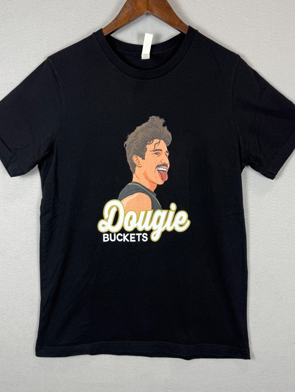 Dougie Buckets Black Unisex L Graphic T-Shirt